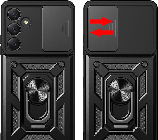 Techsuit Camshield Back Cover Plastic / Silicone Blue (Galaxy A55)