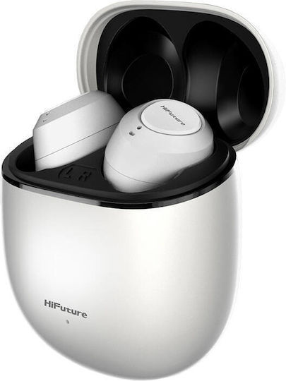 HiFuture Olymbuds3 Bluetooth Handsfree Earphones with Charging Case White