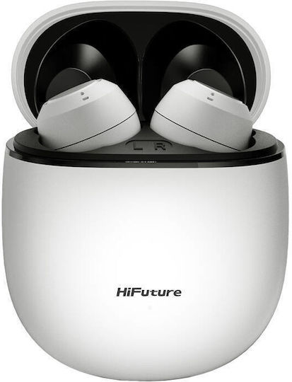 HiFuture Olymbuds3 Bluetooth Handsfree Earphones with Charging Case White