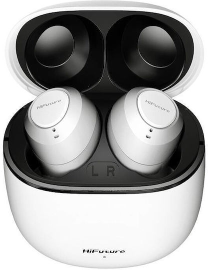 HiFuture Olymbuds3 Bluetooth Handsfree Earphones with Charging Case White