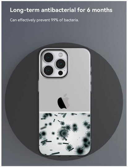 Gocomma Back Cover Σιλικόνης Διάφανο (iPhone 15 Plus)