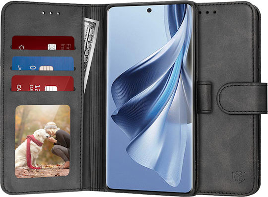 Techsuit Book Σιλικόνης Μαύρο (Oppo Reno10)