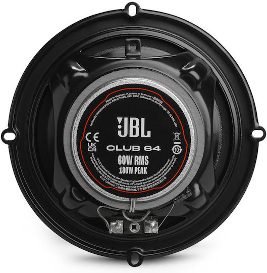 JBL Club 64 Ηχείο Αυτοκινήτου Ομοαξονικά με 60W RMS (Woofer)
