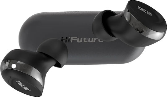HiFuture YACHT In-ear Bluetooth Handsfree Căști cu Rezistență la Transpirație și Carcasă de Încărcare Negru