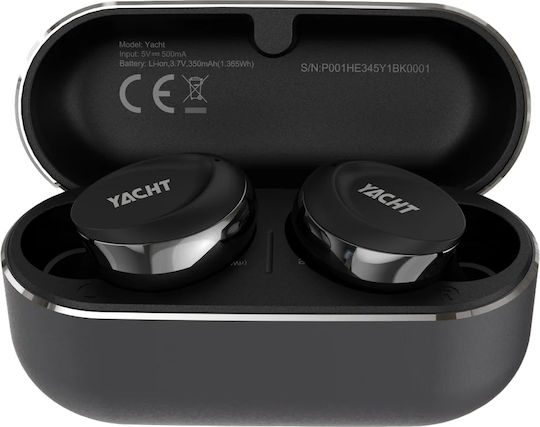 HiFuture YACHT In-ear Bluetooth Handsfree Căști cu Rezistență la Transpirație și Carcasă de Încărcare Negru