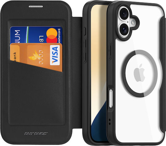 Dux Ducis Skin X Pro Book Δερματίνης Μαύρο (iPhone 16)