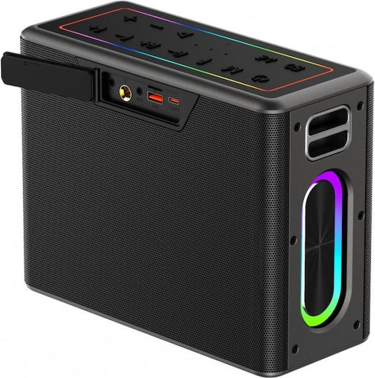 Akai Proffesional Ηχείο Karaoke με Ασύρματα Μικρόφωνα ABTSW-120 Μαύρο