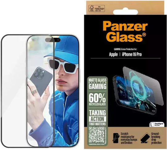 PanzerGlass Tempered Glass (iPhone 16 Pro)