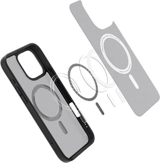 Spigen Ultra Hybrid MagFit Back Cover Πλαστικό 1.2mm Frost Black (iPhone 16 Pro Max)