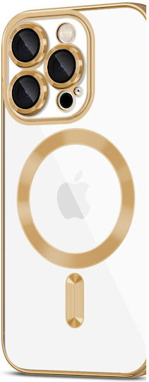 Tech-Protect Magflex Back Cover Tempered Glass Shiny Gold (iPhone 16 Pro)