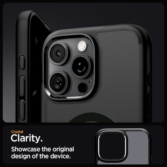 Spigen Ultra Hybrid MagFit Back Cover Πλαστικό 1.2mm Frost Black (iPhone 16 Pro Max)