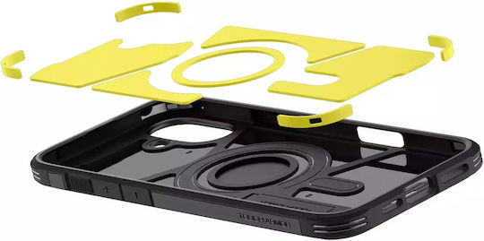 Spigen Tough Armor AI MagFit Umschlag Rückseite Kunststoff 2mm Schwarz (iPhone 16)