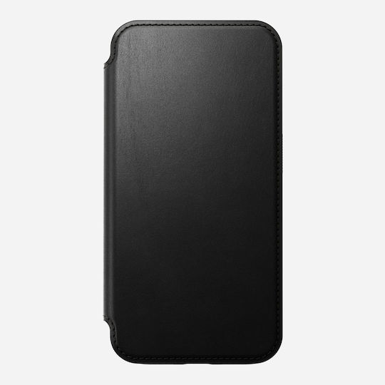 Nomad Back Cover Δερμάτινο 2mm Μαύρο (iPhone 15 Pro)