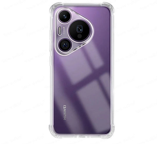 Techsuit Shockproof Clear Back Cover Σιλικόνης Διάφανο (Huawei Pura 70 Pro)