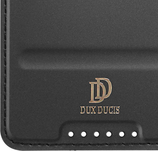 Dux Ducis Skin Pro Задна корица Изкуствена кожа Черен (Xperia 10 VI)