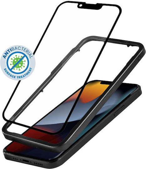 Crong Anti-bacterial 3d Armour Back Cover Tempered Glass Transparent (iPhone 14)