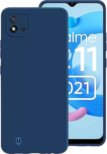 Real Smooth Back Cover Σιλικόνης Μπλε (Realme C11 2021)