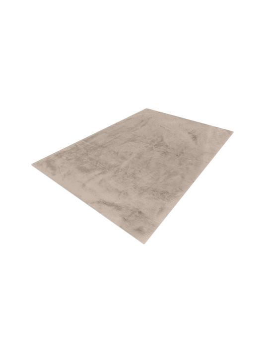 Madi Nordic Bount Teppich Rechteckig Synthetisch,Polyester/Cotton/Leather Beige
