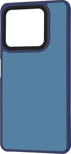 Techsuit Halofrost Umschlag Rückseite Silikon / Kunststoff mit Band Blau (Redmi Note 13 5G -> Redmi Note 13 5G)