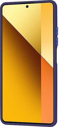 Techsuit Halofrost Umschlag Rückseite Silikon / Kunststoff mit Band Blau (Redmi Note 13 5G -> Redmi Note 13 5G)