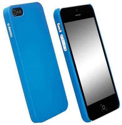 Krusell ColorCover Back Cover Μεταλλικό Μπλε (iPhone 5/5s/SE)