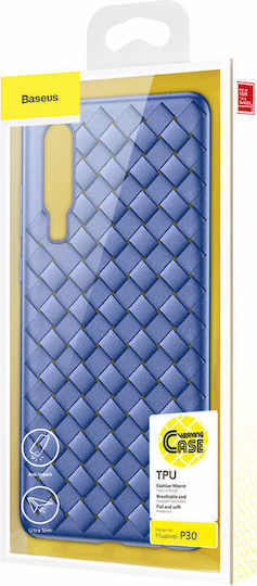 Baseus BV Weaving Back Cover Silicone Blue (Huawei P30)
