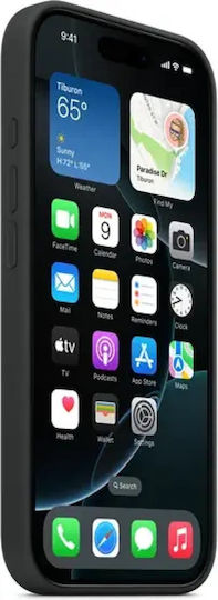 Apple Back Cover Silicone Black (iPhone 16 Pro)