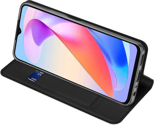 Dux Ducis Skin Pro Book Σιλικόνης / Δερματίνης Μαύρο (Honor X6a - Dux Ducis)
