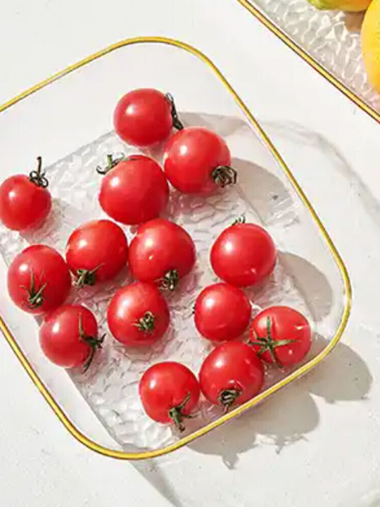 Tavă Decorativă Sticlă Dreptunghiulară 26x18cm 1buc