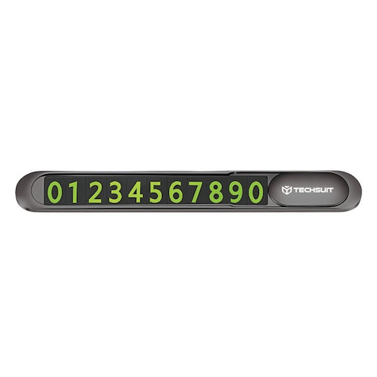 Techsuit Temporary Parking Plate