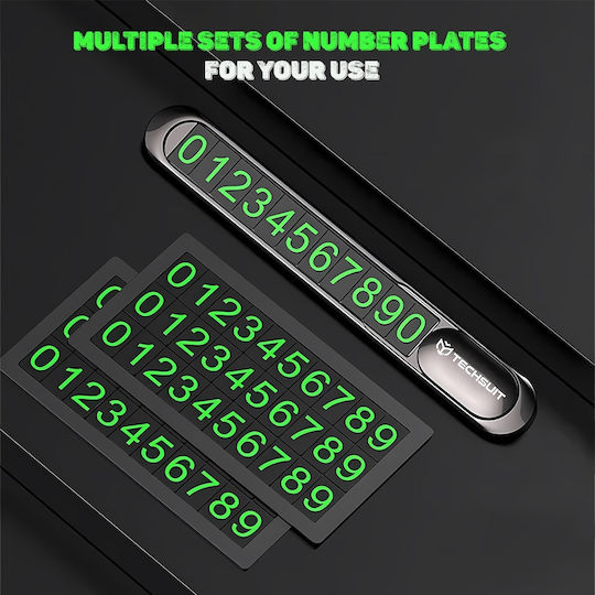 Techsuit Temporary Parking Plate