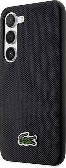 Lacoste Iconic Petit Pique Back Cover Plastic Black (Galaxy S23)