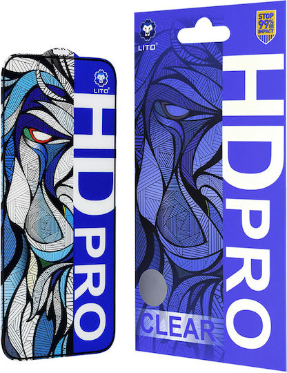 Lito Tempered Glass Μαύρο (iPhone 11 Pro)