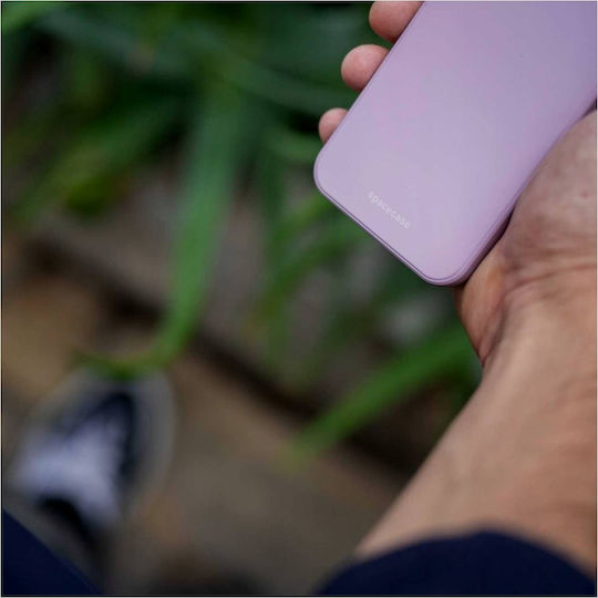 Spacecase Silicone Back Cover Σιλικόνης Μωβ (iPhone 14 Pro)