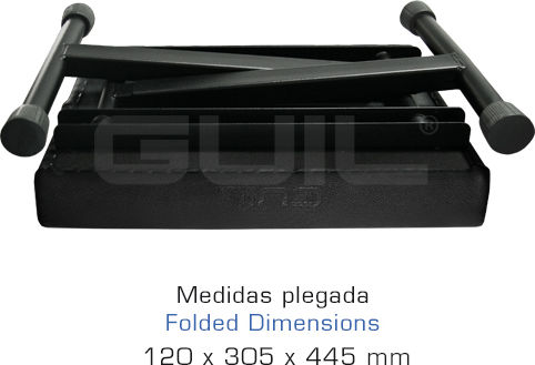 Guil Scaun Armoniu Reglabil L40xW30xH47-59cm