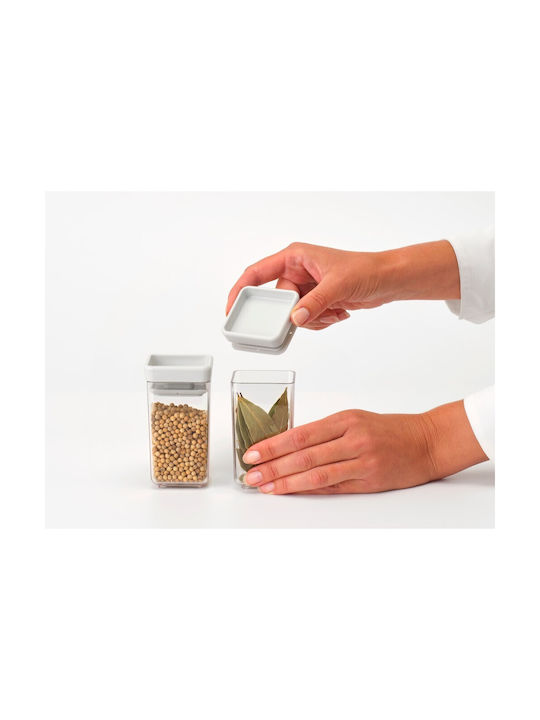 Brabantia Vase General Use with Lid Plastic Gray 150ml