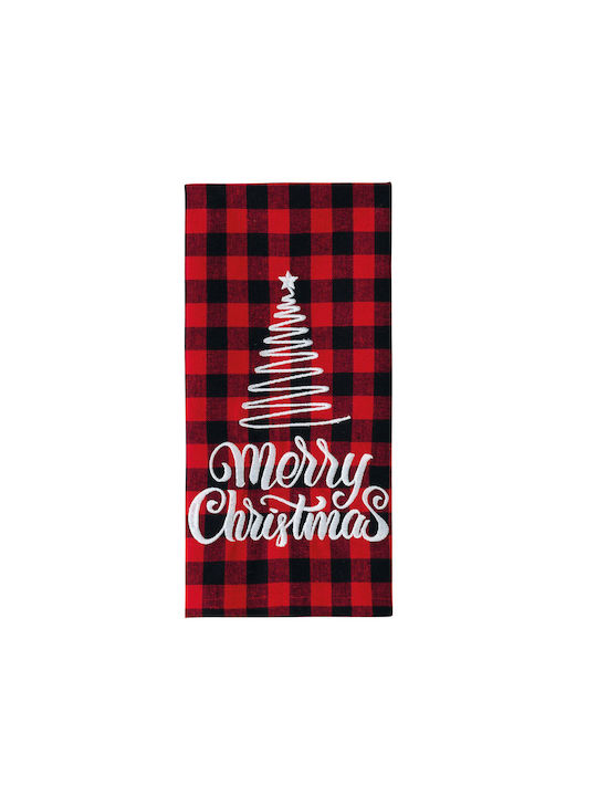 Kentia Fazzy Towel from 100% Cotton in Red Color 40x60cm 3pcs