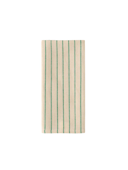 Kentia Fazzy Towel from 100% Cotton in Green Color 40x60cm 3pcs