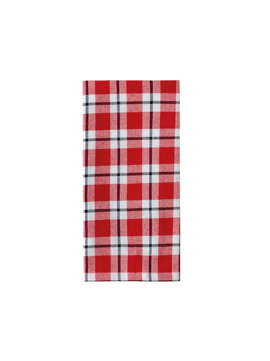 Kentia Fazzy Towel from 100% Cotton in Red Color 40x60cm 3pcs