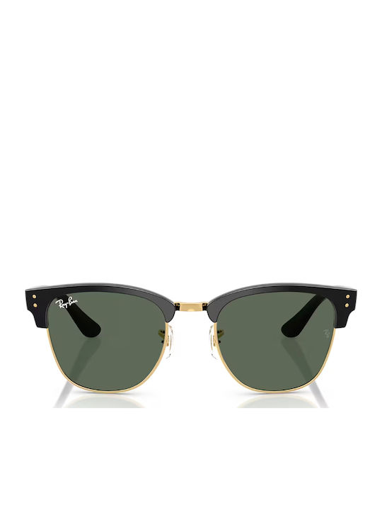 Ray Ban Clubmaster Γυαλιά Ηλίου Μαύρα με Mixed Σκελετό Ray Ban Clubmaster Γυαλιά Ηλίου Μαύρα με Mixed Σκελετό