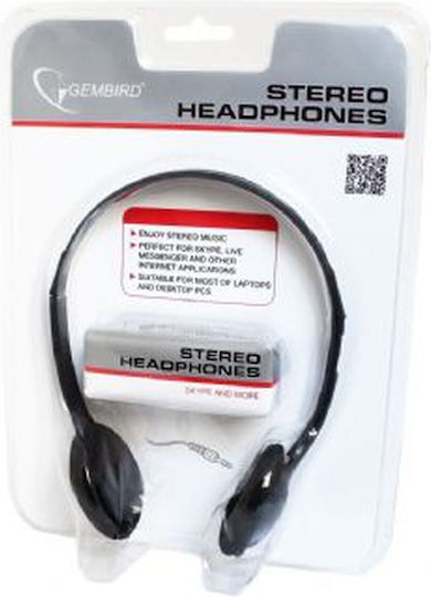 Gembird MHP-123 Жични On Ear Слушалки Черни