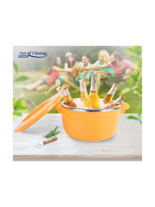 Heinner Nova Lunchbox Inox Orange 8000ml 1Stück