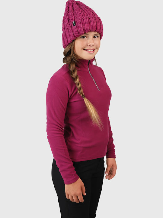 Kinderoberteil Langärmelig Fuchsie Mismy Fleece