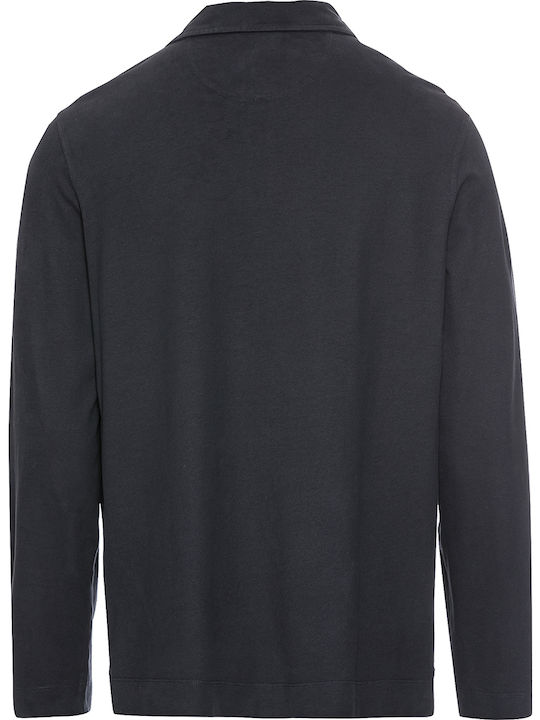 Polo Long Sleeve Blouse Navy Blue