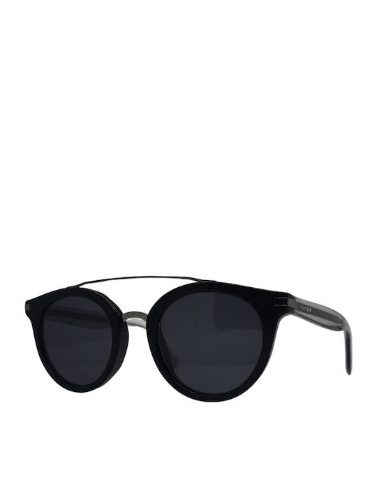 Tommy Hilfiger Sunglasses Μαύρα with Mixed Frame