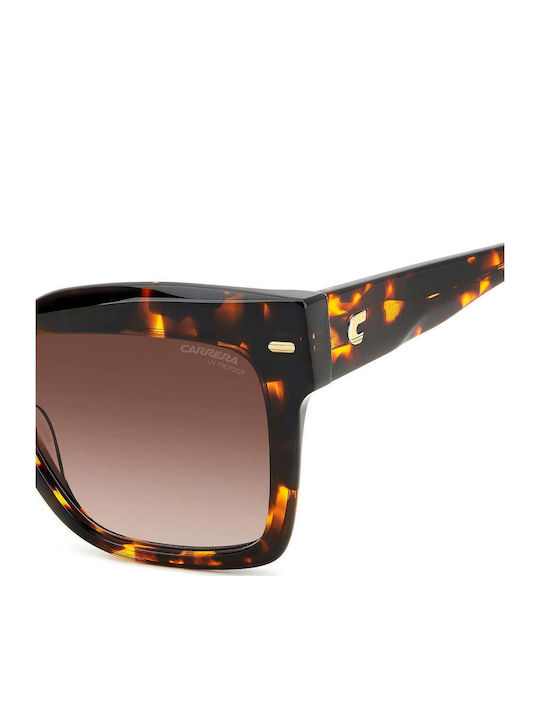 Carrera Women's Sunglasses with Brown Tartaruga Horn-Rimmed Frame and Grey Gradient Lenses 3037/S 086/HA