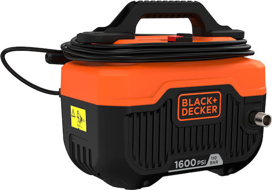 Black & Decker Πλυστικό Ρεύματος 1300W με Πίεση 110bar