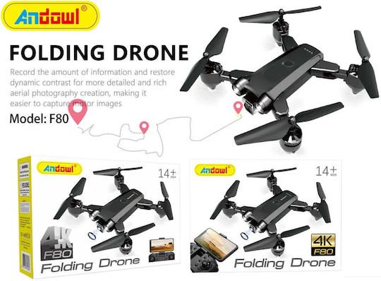 F80 Dron 2.4 GHz cu 4K Cameră și Telecomandă
