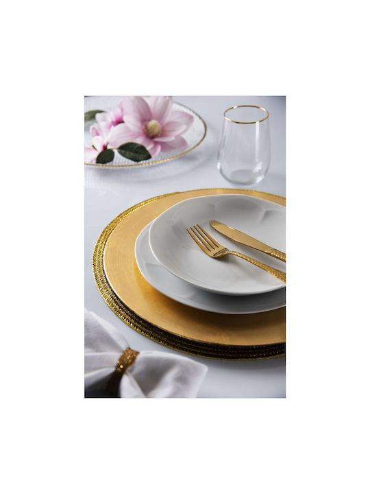 Excelsa Platzdeckchen Rund Gold 36cm 1Stück