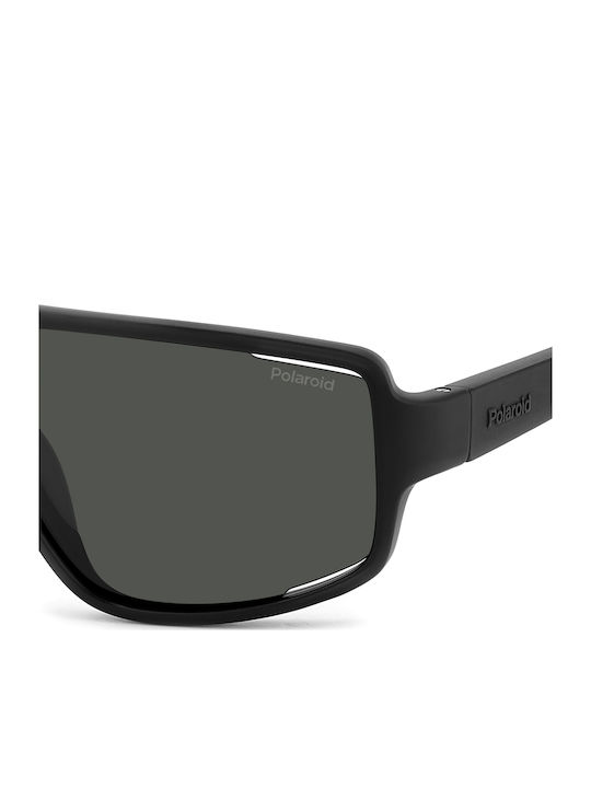 Polaroid Unisex Sonnenbrillen mit Schwarz Horn umrandetem Rahmen und Gray Polarisiertem Glas PLD7054/S O6W/M9